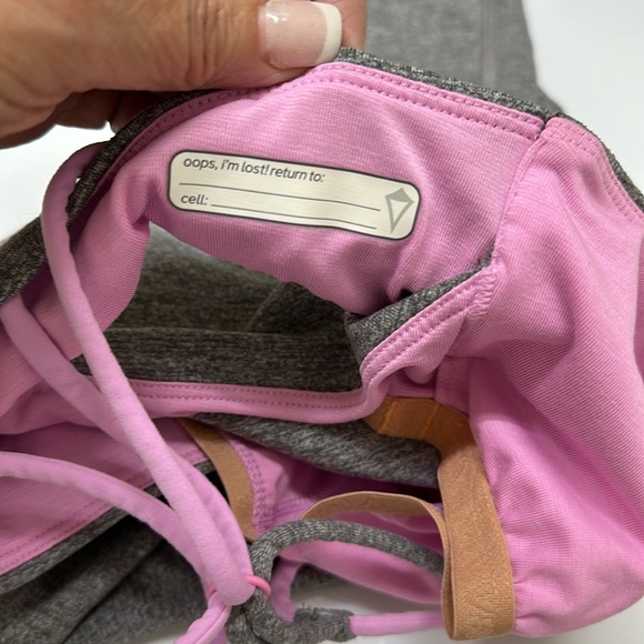 Ivivva Heathered Grey/Pink Strappy Tank - Picture 9 of 12